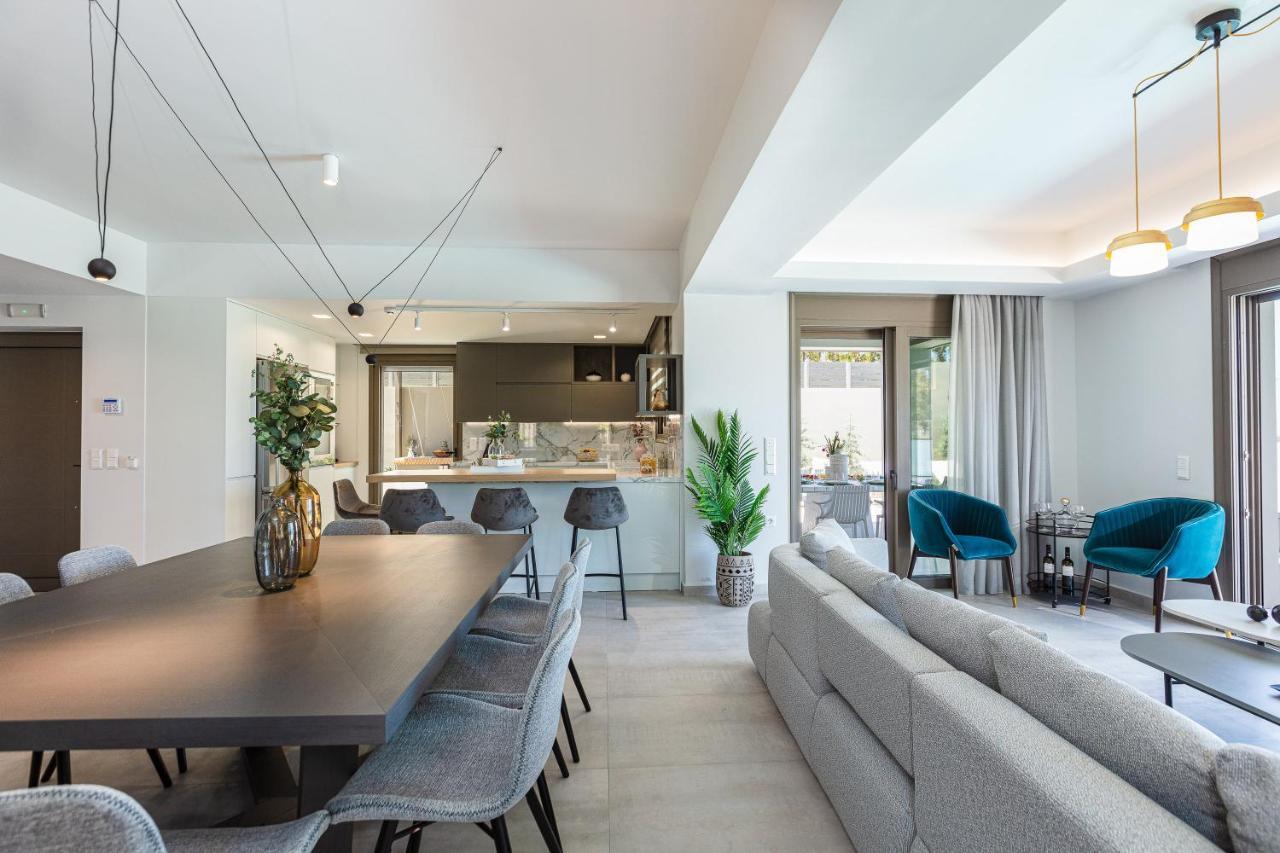 Lagoon Seaside Villa, Sumptuous Retreat,By Thinkvilla Pánormos エクステリア 写真